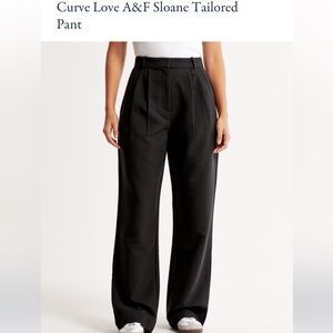 A&F Curve Love Sloane Tailored Pant
